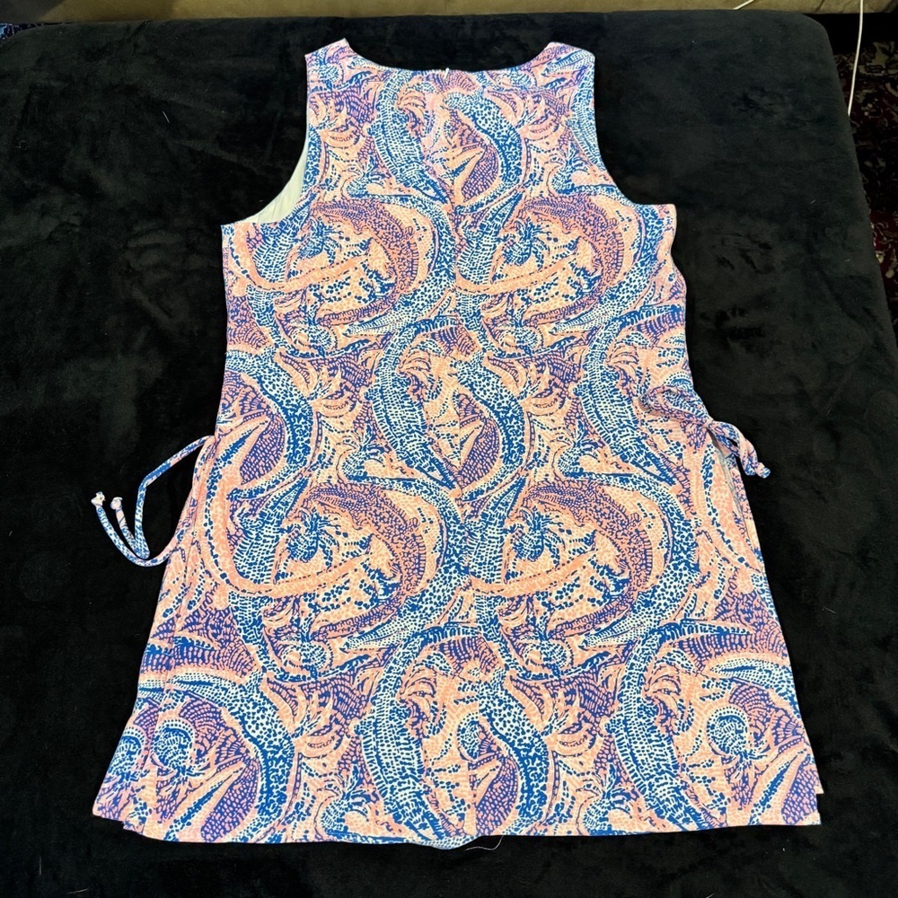 Lilly Pulitzer Blue and Pink Donna Romper Size 12 - Picture 6 of 6